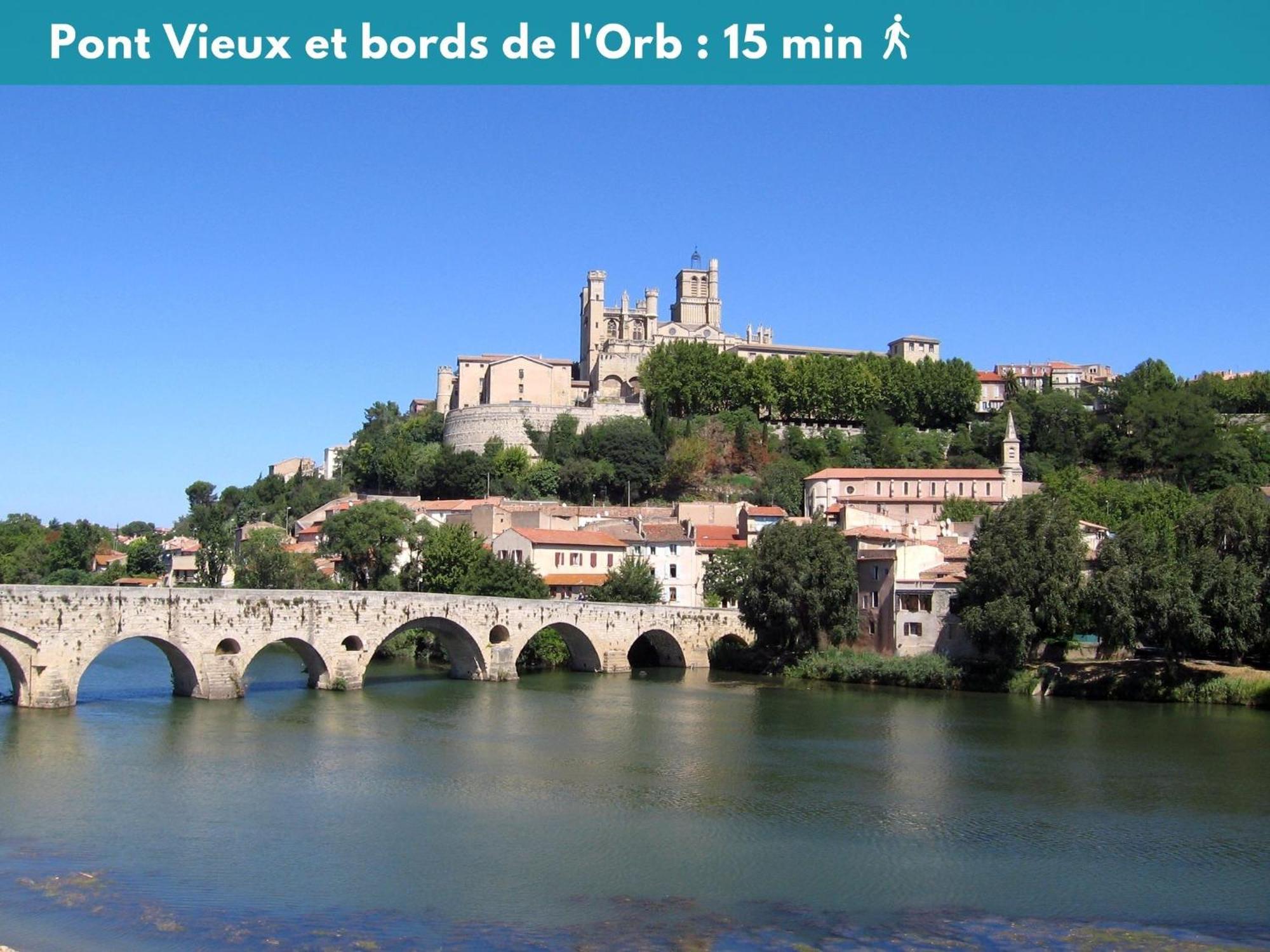 Joli Studio Climatise 'Alma 4' - Coeur De Beziers - Wifi Fibre - Netflix Exterior foto